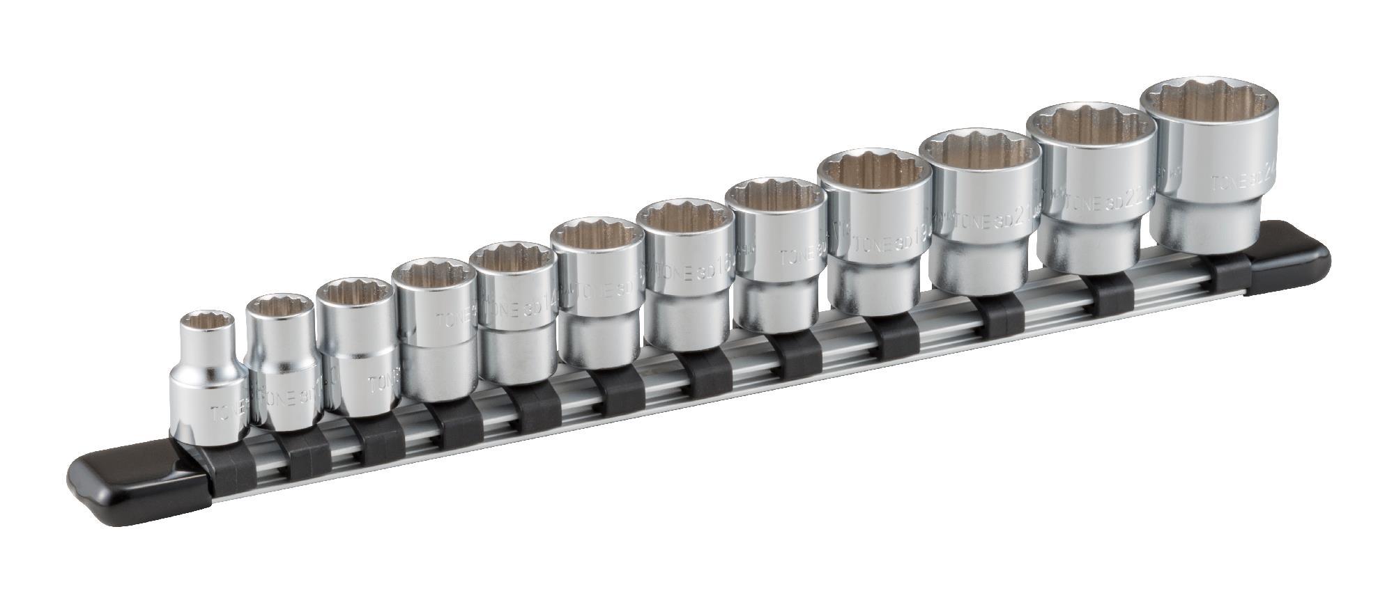 Bộ đầu khẩu TONE 12 chi tiết 3/8