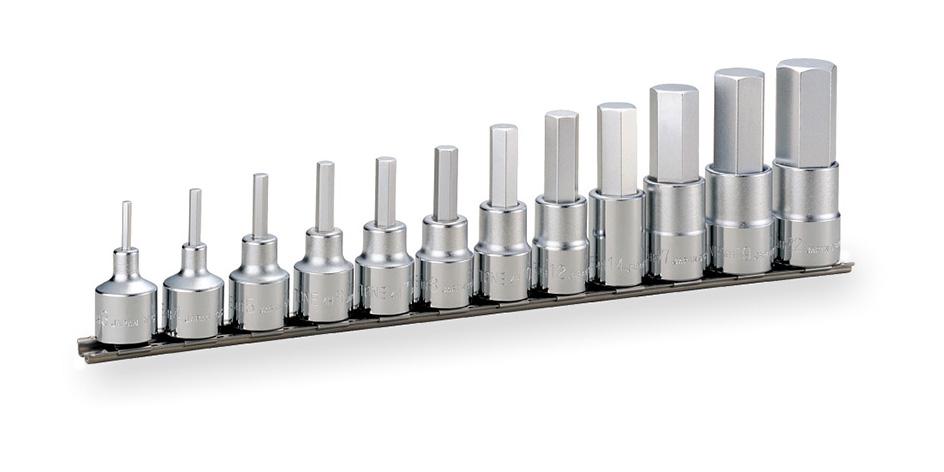 Bộ đầu khẩu lục giác TONE 12 chi tiết HH412